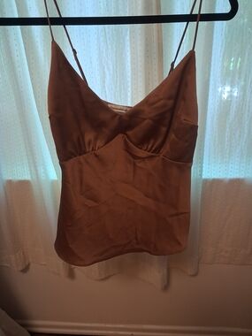 Abercrombie & Fitch - Lilac Satin Cami Top